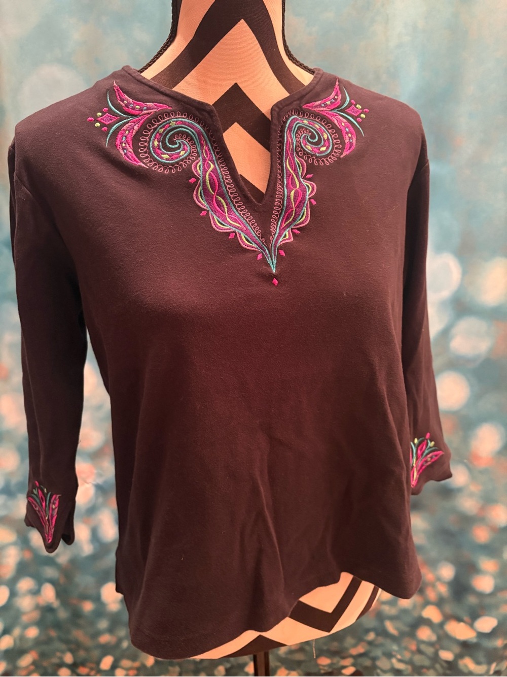 Bob Mackie Wearable Art Women’s Top - M